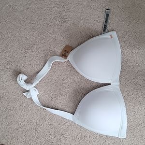 Victorias Secret PINK Bikini Top White LDD